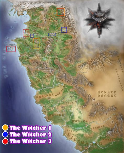 Image related to the challenges of implementing MAP Map Of The Witcher World